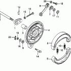 CB360G Задний тормоз