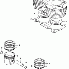 CB360G Cylinder @ piston