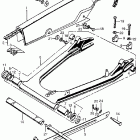 CB750K4 Swingarm @ chain case