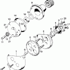 CL125S1 Oil filter rotor @ oil pump