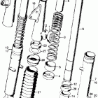 CL125S1 Передняя вилка