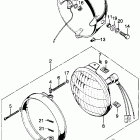 CL125S1 Headlight @ headlight case