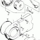 CL125S1 Left crankcase cover @