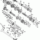 CL200 Transmission @ gearshift drum