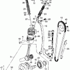 TL125K1 Camshaft @ chain tensioner  @ crankshaft