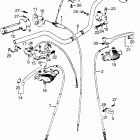 TL125K1 Handlebar @ handle lever  @ cable