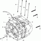 TL125K1 Right crankcase @ left crankcase