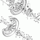 XL175K1 Front wheel @ rear wheel