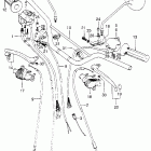 XL175K1 Handlebar @ cables @ mirrors