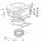 XL250K1 Cylinder @ piston