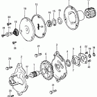 XR75K1 Oil filter rotor @ oil pump