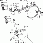 XR75K1 Steering stem @ front fender