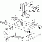 XR75K1 Swingarm @ chain case