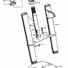 Z50AK5 Front fork @ front fender