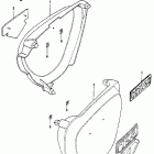 CB125S БОКОВАЯ КРЫШКА