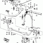 CL175K7 Brake pedal @ main stand