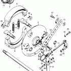 CL175K7 Front brake @ panel