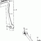 SL100K3 Kick starter arm @ change pedal