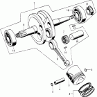 SL70K1 Коленвал и поршни