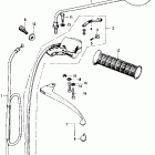 CB500K1 Left handle switch @ cable