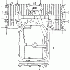 CB500K1 Lower case (bolt, washer)