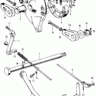CB500K1 Rear brake panel @ brake pedal