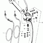 CB500K1 Right handle switch @ cable
