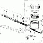 CB500K1 Front brake master  @ cylinder