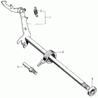 CB500K1 Gearshift spindle