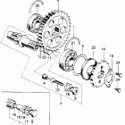 CB750K2 Final driven shaft @ drive sprocket