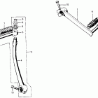 CL100S2 Change pedal @ kick starter arm