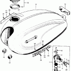 CL100S2 Cl100 fuel tank @ fuel valve k2-s3