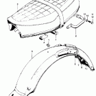 CL100S2 Seat @ rear fender