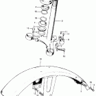 CL100S2 Cl100 steering stem @ front fender (cl100k2.sk2.sk3) k2-...