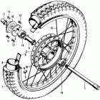 CL450K5 Переднее колесо