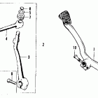 CT90K4 Kick starter @ change pedal