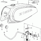 XL250 ТОПЛИВНЫЙ БАК