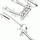 Z50AK3 Chain case @ rear brake  @ swingarm