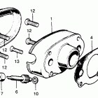 CB175K5 R. cyl. head side cover