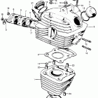 CL100K1 Cylinder @ cylinder head  @ spark plug