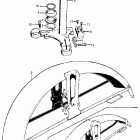 CL100K1 Steering stem @ front fender
