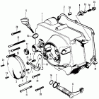 CT70H Крышка картера правая