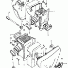 CB450K3 Air cleaner @ case