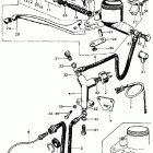 CB450K3 Master cylinder @ brake hose