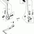 CB450K3 Shift pedal @ kick starter arm