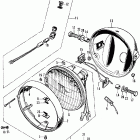 CL350K2 Headlight @ headlight case