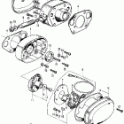 CL350K2 Cylinder head side cover  @ points @ advancer