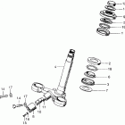 CL350K2 Steering stem k2-k3