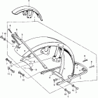 CL350K2 Front fender k2-k3