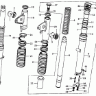 CL450K3 Front fork k3-k4
